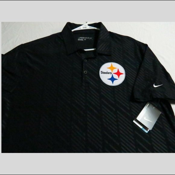 nike steelers polo